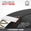 BERG Elite InGround Grey + Safety Net Deluxe Ecomkit EN