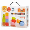 klocki sensoryczne piramida sensoryczna zestaw edukacyjny Montessori szt