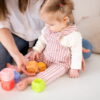 klocki sensoryczne piramida sensoryczna zestaw edukacyjny Montessori szt