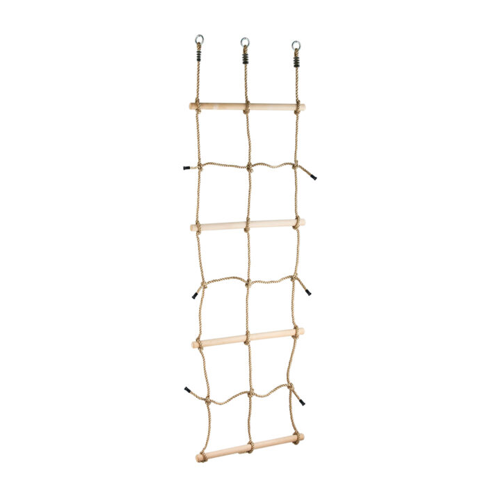 siatka wspinaczkowa z drążkami