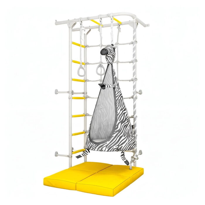 drabinka gimnastyczna Next 4 z huśtawką Zebra