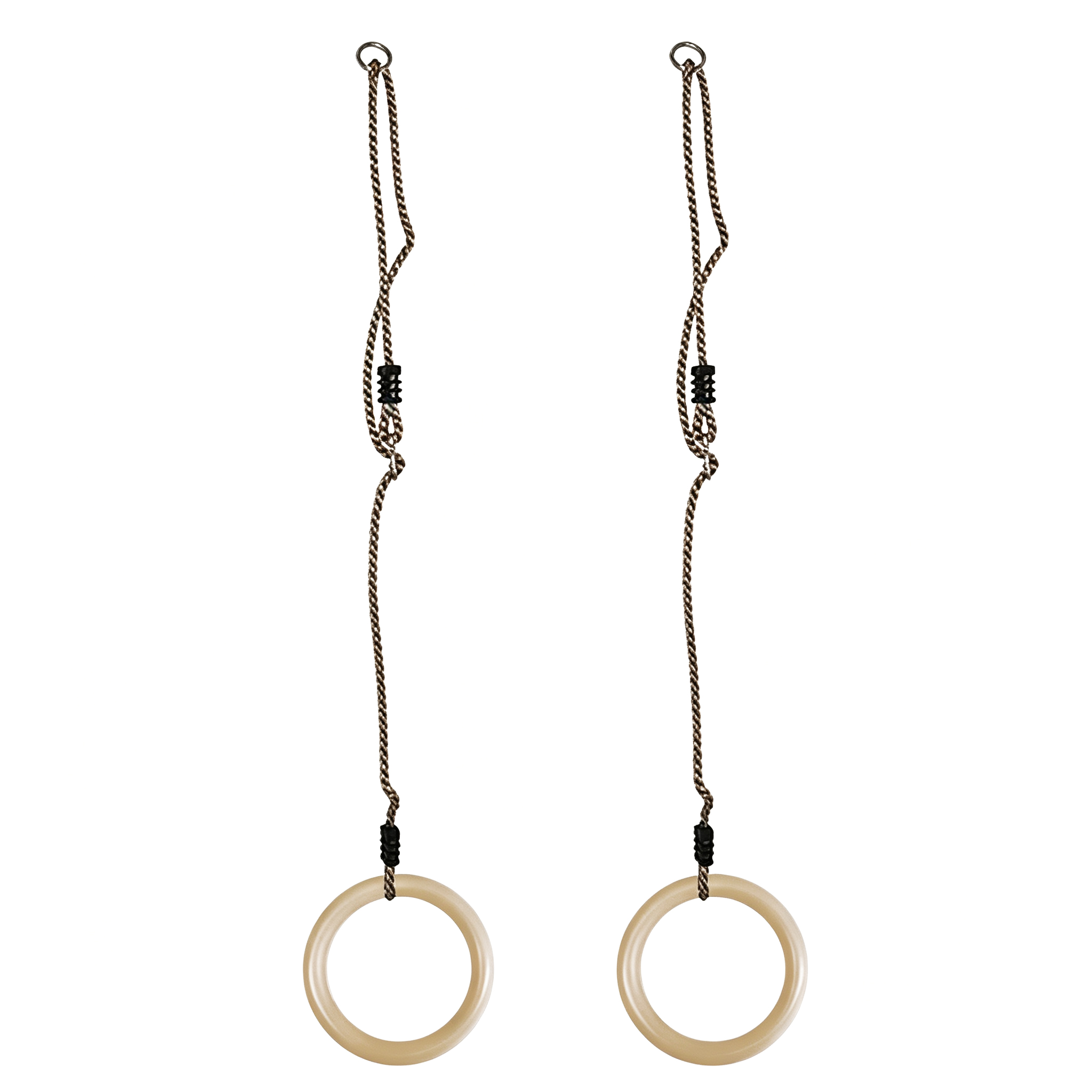 Gymnastic rings offer full-body functional training.