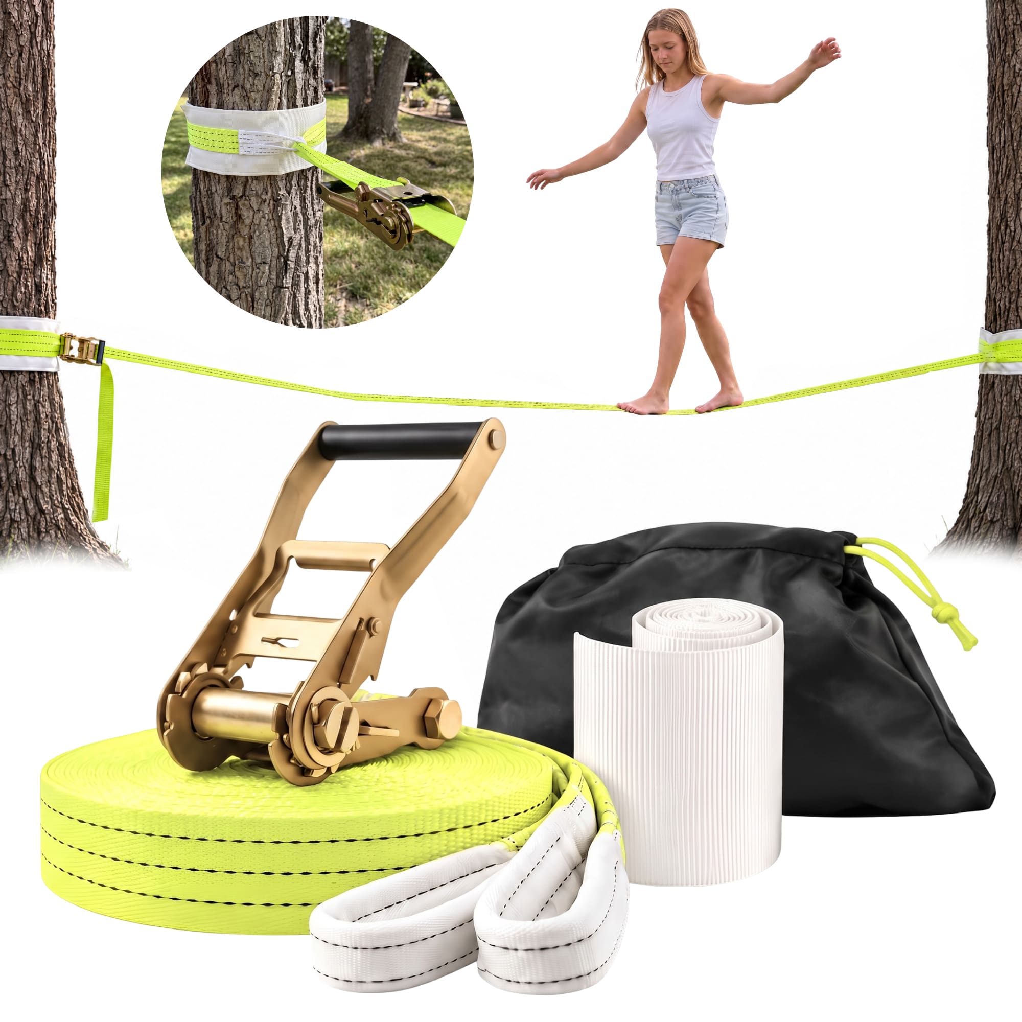 Key product features include high strength and tree protection.